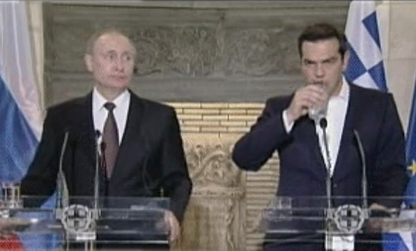 Ερωτήσεις δημοσιογράφων μετά τη συνέντευξη τυπου Τσίπρα – Πούτιν