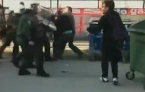 Επεισόδια στην Ευκαρπία για τον σταθμό μεταφόρτωσης απορριμμάτων