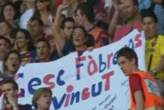 Αποθέωσαν τον Φάμπρεγκας στο Καμπ Νου