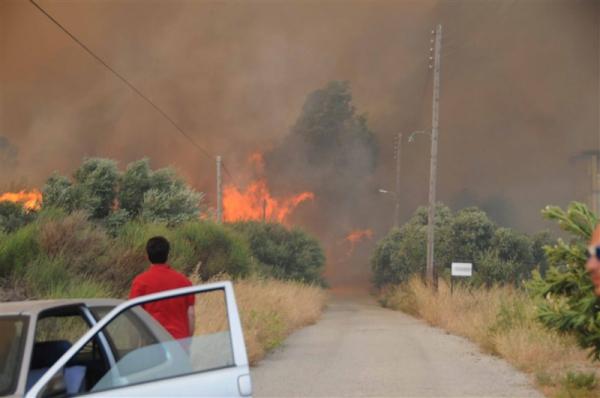 Σε κατάσταση έκτακτης ανάγκης η Αχαΐα από μεγάλη πυρκαγιά