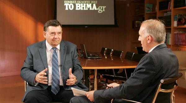 BΗΜΑ TV: Δείτε τη συνέντευξη του Γιώργου Καρατζαφέρη