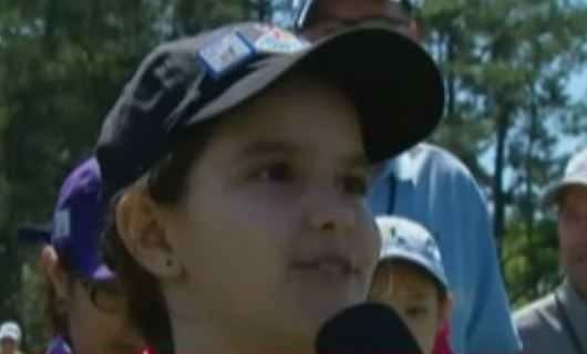 9χρονη αθλήτρια γκολφ «κλέβει» την παράσταση