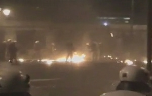 Ενταση στις πορείες για τον Αλέξη Γρηγορόπουλο