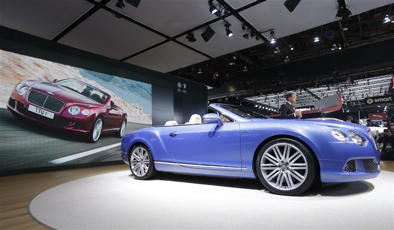NAIAS 2013: Bentley Continental GT Speed Convertible