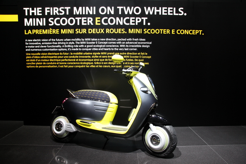2010 Paris Mondial de l’ Automobile: MINI Scooter E Concept
