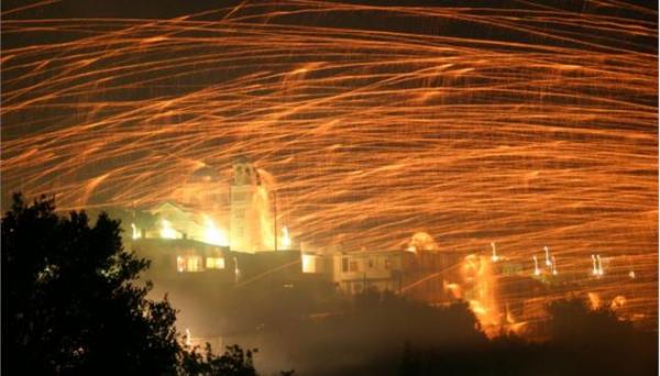 Ο ρουκετοπόλεμος στο Βροντάδο της Χίου