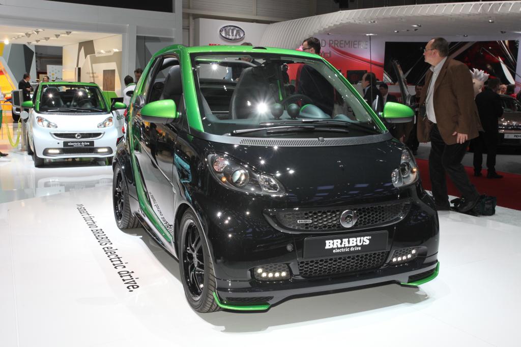 Έκθεση Αυτοκινήτου Γενεύης 2012: smart fortwo BRABUS electric drive