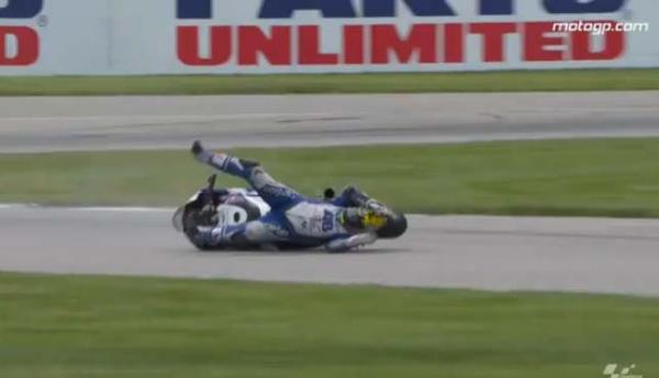 MotoGP Indianapolis 2013: Όλες οι πτώσεις του αγώνα