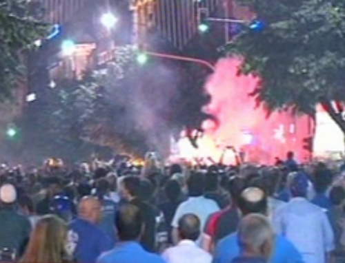 10.000 οπαδοί του Ηρακλή διαδήλωσαν κατά της απόφασης της ΕΠΟ