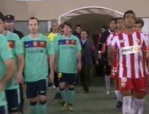 Διαστημική Μπαρτσελόνα, πεντάστερη Ρεάλ πριν το el clasico