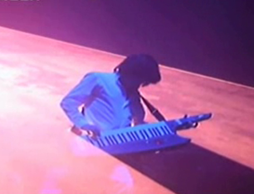 Ζαν Μισέλ Ζαρ και Ριάνα στο Φάληρο