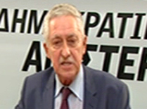 Ικανοποιημένος ο Φ.Κουβέλης για την πολιτική συμμαχιών της Δημοκρατικής Αριστεράς