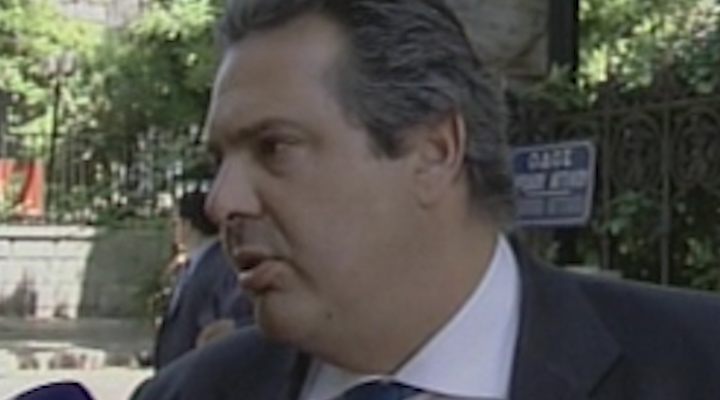 Δηλώσεις Π.Καμμένου πριν τη σύσκεψη των πολιτικών αρχηγών