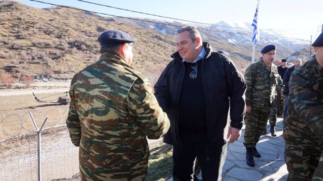 «Θεατρινισμοί» Καμμένου στα σύνορα με την ΠΓΔΜ