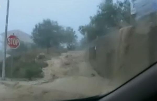 Εικόνες χάους λόγω κακοκαιρίας σε Κεφαλλονιά