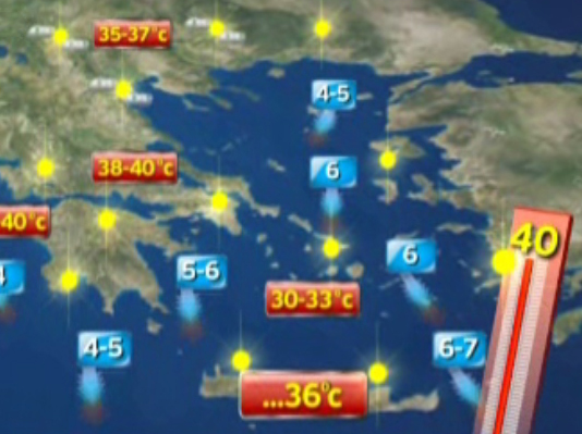 Έρχεται καύσωνας «εξπρές», στους 40 βαθμούς η θερμοκρασία την Τρίτη