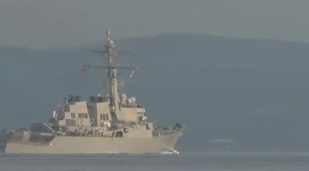 Στα στενά Καφηρέα έφτασε τουρκική κορβέτα