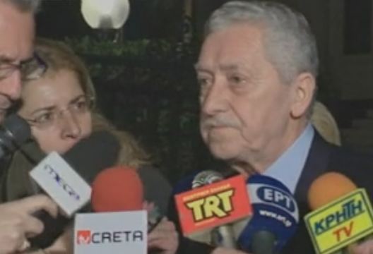 Δηλώσεις Κουβέλη μετά την ολοκλήρωση της Σύσκεψης στο Μέγαρο Μαξίμου