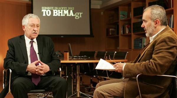 ΒΗΜΑ TV: Δείτε τη συνέντευξη του Φώτη Κουβέλη
