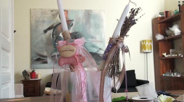 Πως να φτιάξεις μόνος σου πασχαλινές λαμπάδες