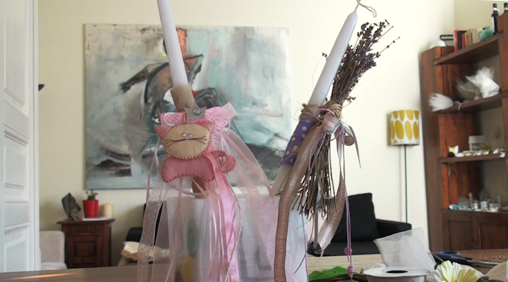 Πως να φτιάξεις μόνος σου πασχαλινές λαμπάδες