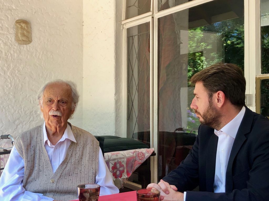 Ο Νίκος Ανδρουλάκης συνάντησε τον δικηγόρο του Νέλσον Μαντέλα