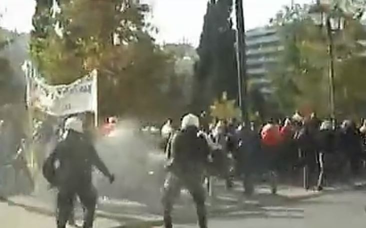 Συμπλοκές στο αγροτικό συλλαλητήριο