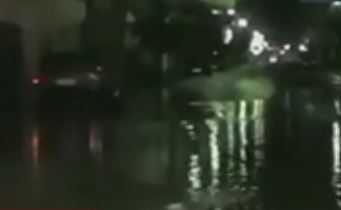 Μεγάλα προβλήματα από ισχυρή νεροποντή στο Μεσολόγγι