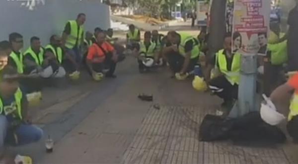 Μεταλλωρύχοι: Ενταση στη Μεσογειων – Δεν τους επιτρέπει να πάνε στο Μαξίμου