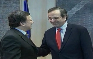 Δείγμα «αλληλεγγύης» η επίσκεψη Μπαρόζο στην Αθήνα, λέει η κυβέρνηση