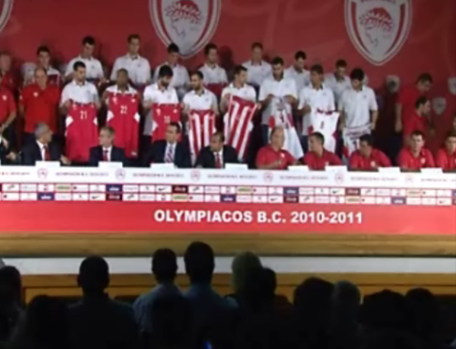 Ο νέος Ολυμπιακός του Ντούσαν Ίβκοβιτς παρουσιάστηκε και επισήμως στην αίθουσα «Μελίνα Μερκούρη» στο ΣΕΦ