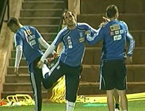 Η πρώτη προπόνηση της  Εθνικής στο Ντέρμπαν