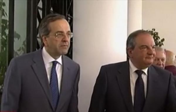 Μυστική συνάντηση Καραμανλή Σαμαρά