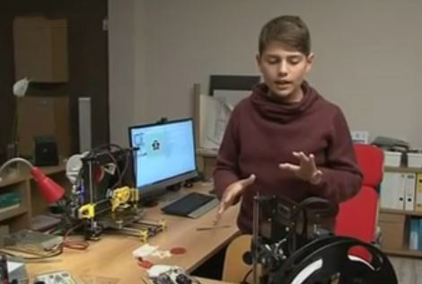 14χρονος από την Καβάλα κατασκεύασε μόνος του τρισδιάστατο εκτυπωτή