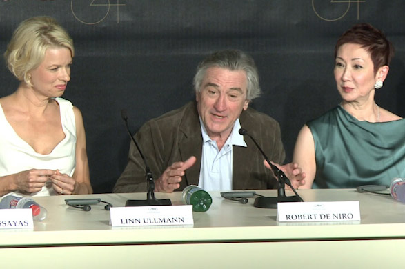 Ο Ρόμπερτ Ντε Νίρο μιλά για το Φεστιβάλ των Καννών