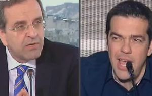 «Ναυάγησε» το ντιμπέιτ μεταξύ Σαμαρά και Τσίπρα