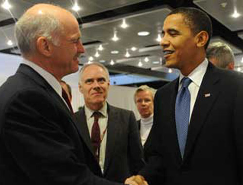 Στήριξη από την Ουάσινγκτον