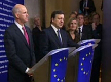 Μπαρόζο Παπανδρέου από τις Βρυξέλλες