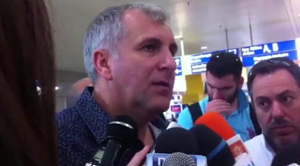 Δηλώσεις Ζ.Ομπράντοβιτς κατά την αναχώρηση της αποστολής του Παναθηναϊκού