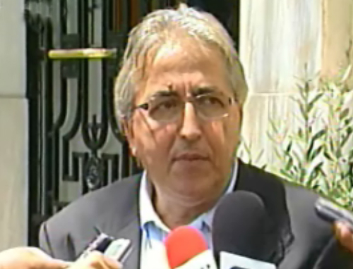 Συνάντηση με την ηγεσία της ΓΣΕΕ είχε στη Ρηγίλλης ο πρόεδρος της ΝΔ Αντώνης Σαμαράς.