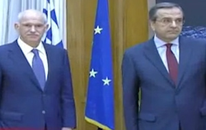 Ακαρπη η συνάντηση Παπανδρέου-Σαμαρά