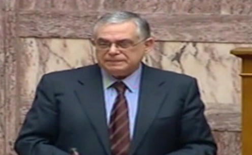 Λ.Παπαδήμος: Οι προοπτικές της οικονομίας θα κρίνουν αν χρειασθούν νέες μειώσεις μισθών