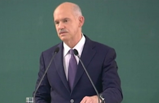 «Μετανιώνω που δεν ζήτησα νωρίτερα το δημοψήφισμα» είπε ο Γ.Παπανδρέου