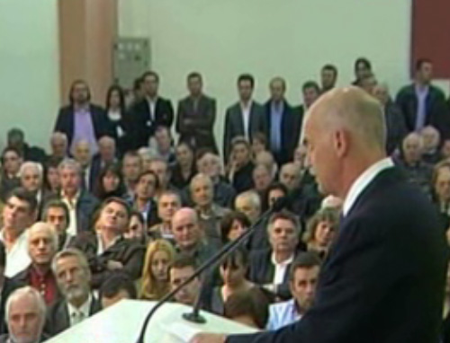 «Στη Δημοκρατία δεν υπάρχουν αδιέξοδα» επαναλαμβάνει ο Γιώργος Παπανδρέου