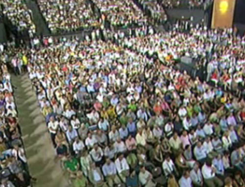 Με μηνύματα αισιοδοξίας η ομιλία Παπανδρέου στην έναρξη του Εθνικού Συμβουλίου