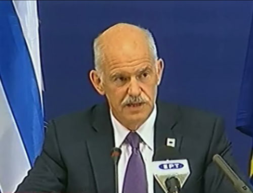 Δηλώσεις Παπανδρέου από τις Βρυξέλλες