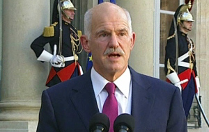 Δηλώσεις Παπανδρέου-Σαρκοζί μετά τη συνάντησή τους