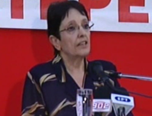 Απάντηση της Α.Παπαρήγα στην επίθεση του Θ.Πάγκαλου