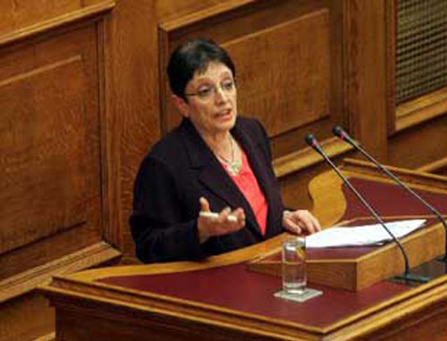 Ομιλία της Αλ.Παπαρήγα στη Βουλή