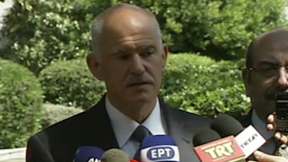 Δηλώσεις Παπανδρέου μετά τη συνάντησή με τον Πρόεδρο της Δημοκρατίας